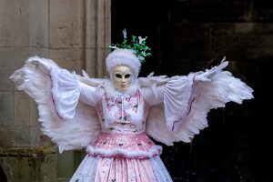 Venissimo Toul 2e édition du Carnaval Vénitien de Toul organisée par l'association Rencontres Intemporelles. Personnages costumés de...
